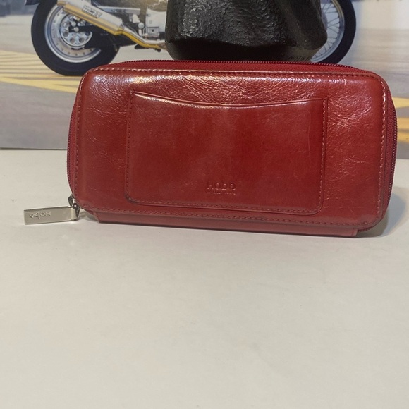 HOBO Handbags - HOBO Cherry leather Zip Around